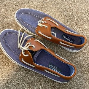 Used one time Sperry boat shoes size 10.5 M